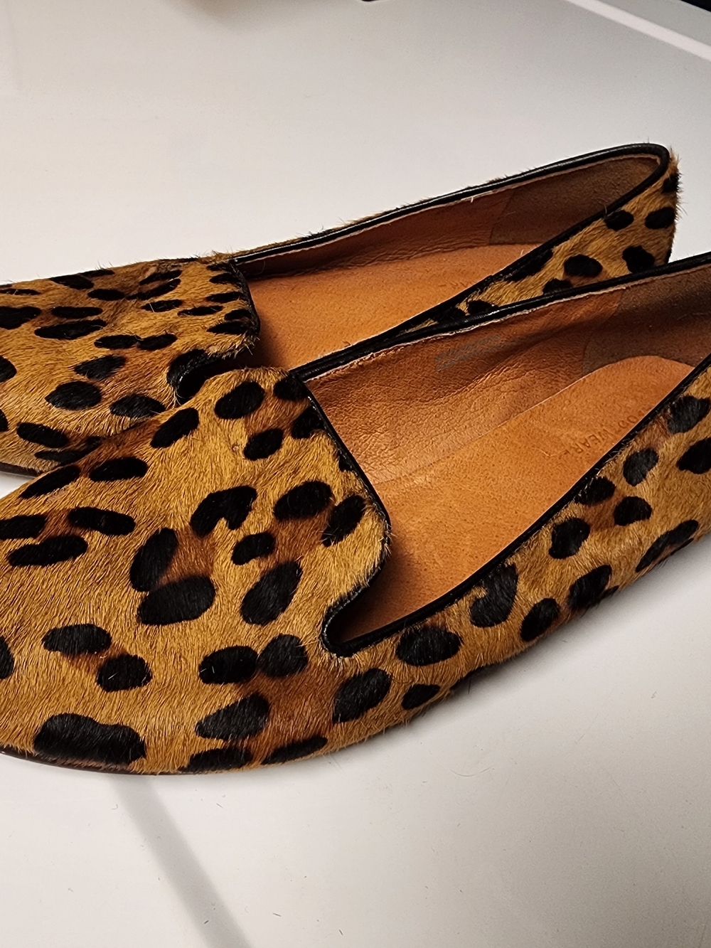 Madewell Leopard-Print Loafers in Tan and Black - Picture 7 of 9